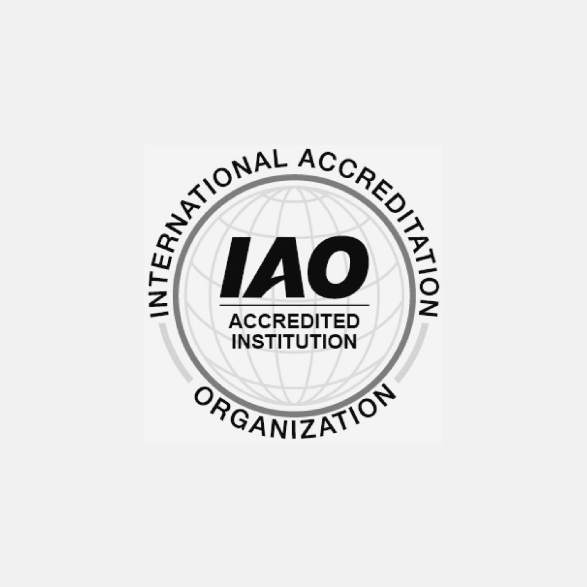 International Accreditation Organization (IAO) logo